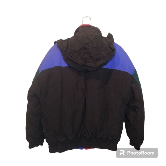 Vintage 90s Boys Snow Jacket Sz L Below Zero Sz L Skiing Resort Winter - Picture 3 of 12